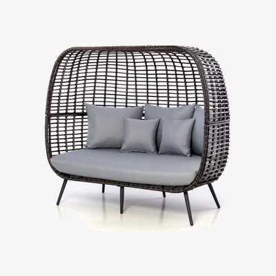 Olivia's Maze Riviera Outdoor Sofa Grey