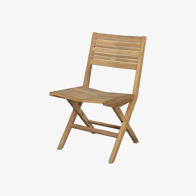 Olivia's Cane-line Flip Folding Teak Outdoor Chair