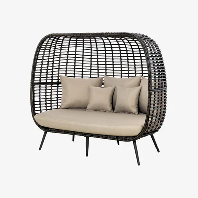 Olivia's Maze Riviera Outdoor Chair Brown