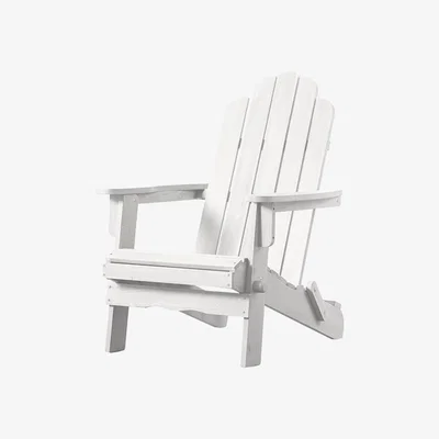 Perch and Parrow Sunspot Lounge Chair Whitewash