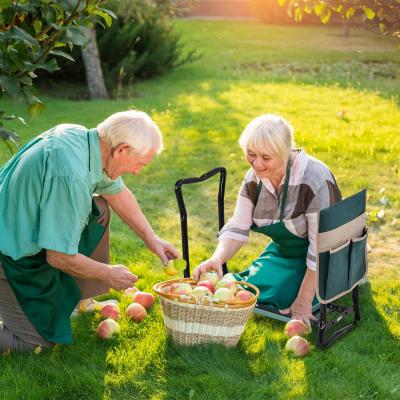 The Range Garden Kneeler Foldable Seat Bench - Green