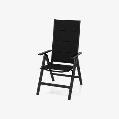 The Range Patio Folding Chair - Black / 1