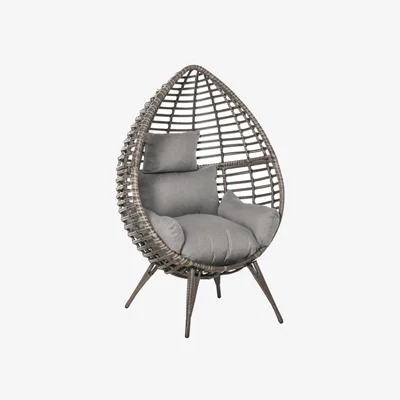 The Range Teardrop Egg Chair - Grey