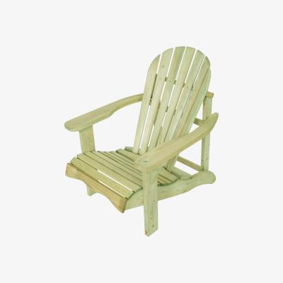 The Range Adirondack Single Wooden Garden Chair - Brown