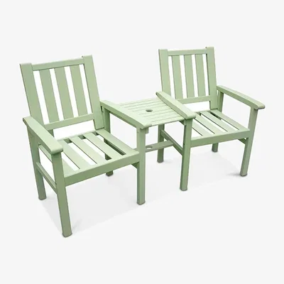 The Range Porto Companion Bench - Green