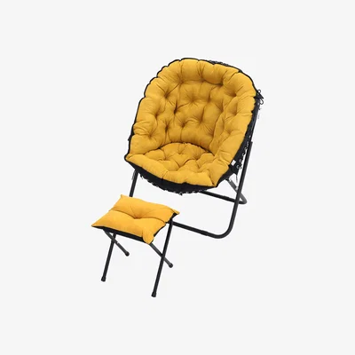The Range Garden Outdoor Folding Camping Chair  - Yellow