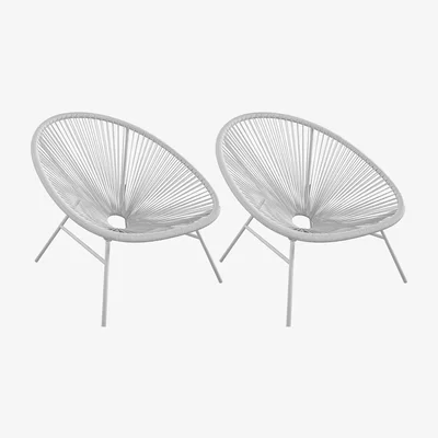 The Range Avo XL Lounge Chairs - Light Grey