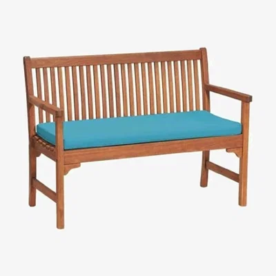 The Range Waterproof Garden Bench 2 Seater Seat Pad - Blue