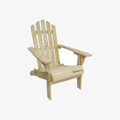 The Range WATSONS - Adirondack Wooden Garden Chair  - Natural - Natural
