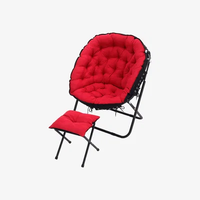 The Range Garden Outdoor Folding Camping Chair  - Red