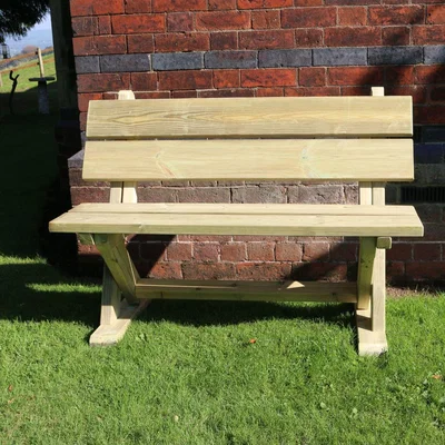 The Range Ashcombe Bench 2 Seater - Redwood