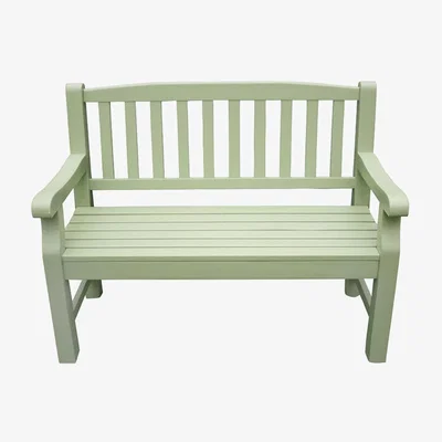 The Range Porto Green 2 Seater Bench (Turnbury) - Green