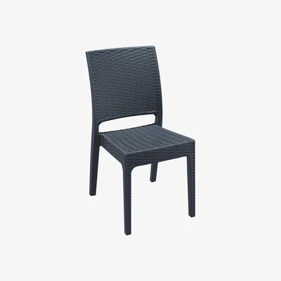 The Range Florida Side Chair - (Pack of 2) - Dark Grey