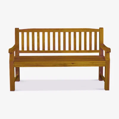 The Range TURNBURY 3 Seater Acacia Bench - Natural