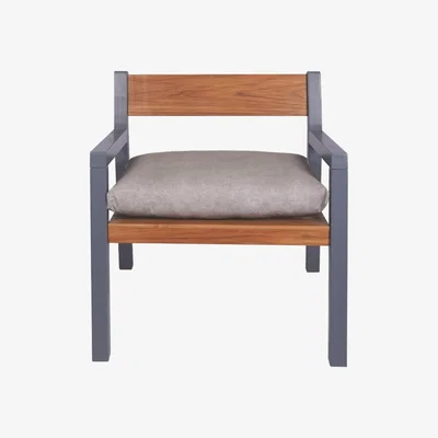 The Range Tramontina Feelings Lounge Chair with Arms - Yellow
