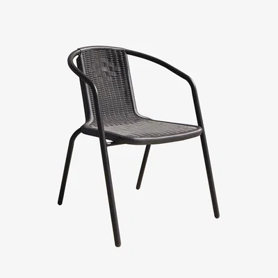 The Range Athens Rattan Patio Chair - Brown