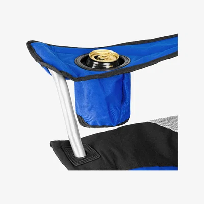 The Range Set of 2 Lightweight Folding Camping Chairs - Blue