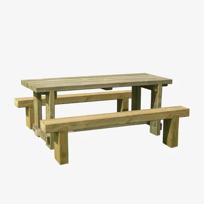 The Range Sleeper Table Bench Set