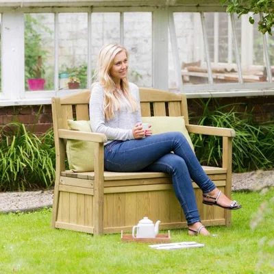 The Range Caroline Bench With Storage Box