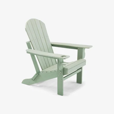 The Range Folding Adirondack Garden Chair Waterproof - Sage green