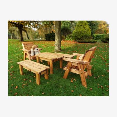 The Range Charles Taylor Little Fellas Form Bench, Chair and Table Set - Scandinavian Redwood