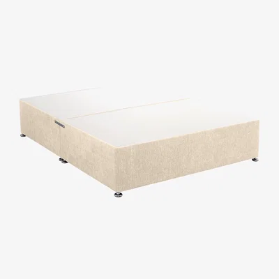 Dunelm Universal Chenille Divan Base Cream