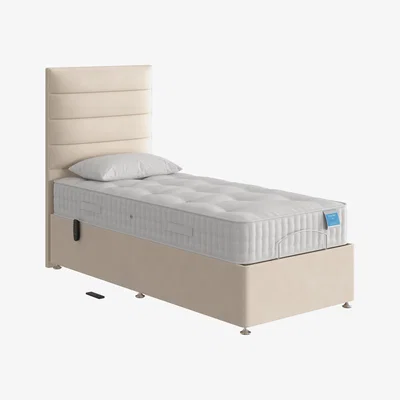 Furniture Village Sleep Story - Natural Comfort Adjustable Divan Bed - Small Single - White