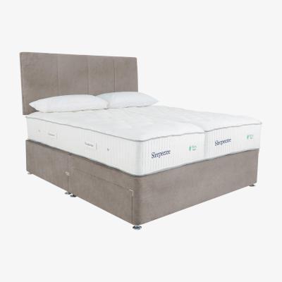 Furniture Village Sleepeezee - Natural Touch 3000 Zip and Link Divan Set - Grey