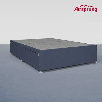 Furniture123 Airsprung Kelston Small Double 4 Drawer Divan - Midnight Blue