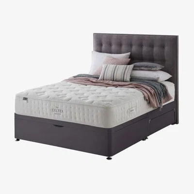 Downtown Silentnight Honeydew Geltex Platform Top 2 Drawer Divan Set