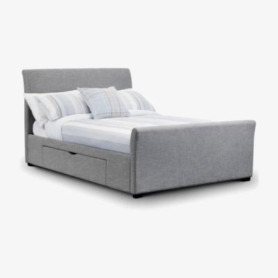 Downtown Julian Bowen Capri Fabric Bed with 2 Drawers