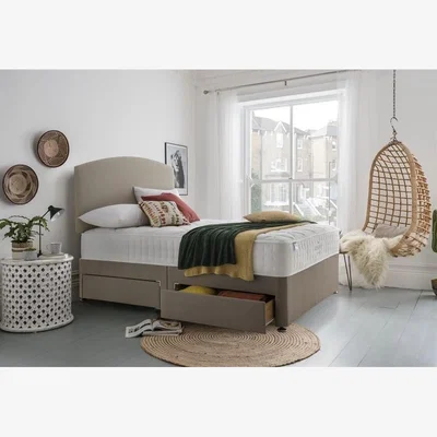 Downtown Silentnight Coral Memory Platform Top Divan Set