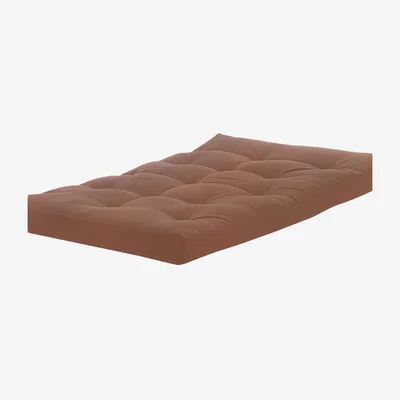 The Range 3 Seater Fibre Filled Futon Mattress - Brown / Small Double