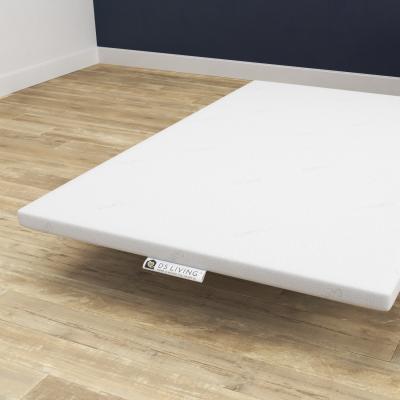 The Range Comfort 7.5cm Thick Memory Foam Mattress Topper  - White / Small Double