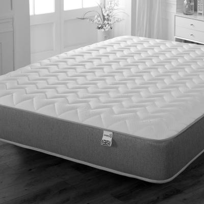 The Range Starlight Beds 7.5" Deep Zig Zag Hybrid Spring Mattress - Grey / Small Double