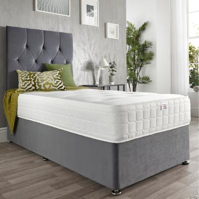 The Range Aspire Cool Touch Classic Bonnell Roll Mattress, Size Small Double - White border and white top panel