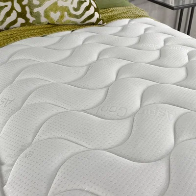 The Range Aspire 3 Layer Memory Foam Hybrid Mattress, Size Small Double - White border and white top panel