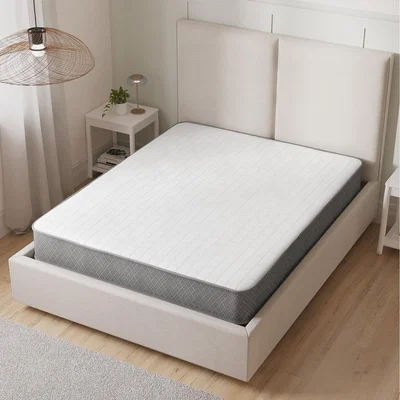 The Range Starlight Beds Budget-Friendly Bonnel Spring Mattress - Grey / Small Double