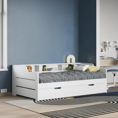 Cuckooland Noomi Enzo Solid Wood Day Bed With Trundle -