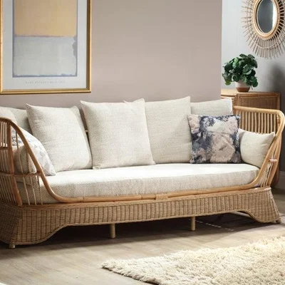 Dunelm Desser Rattan Day Bed Sofa