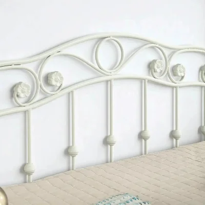 OAT Home Mayfair White Single Metal Day Bed