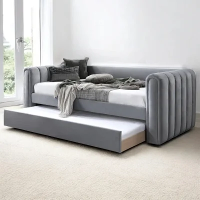 OAT Home Goostrey Upholstered Day Bed with Trundle
