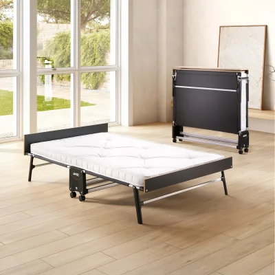 The Range Jay-Be GP120 Grand Folding Bed with e-Pocket Tufted Mattress - Black