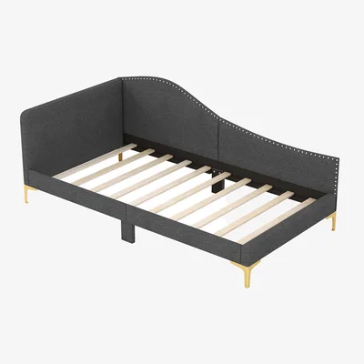 The Range Single Size Upholstered Daybed - Grey
