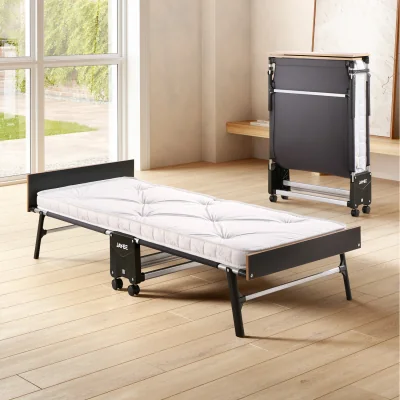 The Range Jay-Be GP80 Grand Folding Bed with e-Pocket Tufted Mattress - Black