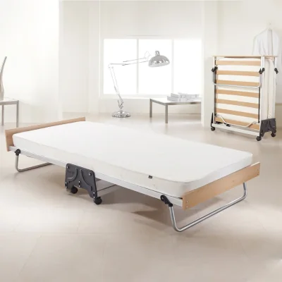 The Range Jay-Be J-Bed Folding Bed with Performance e-Fibre Mattress - Single - Black