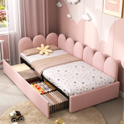 The Range 2 Drawer Single Daybed - Pink