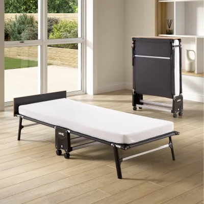 The Range Jay-Be RM80 Rollaway Folding Bed with Memory Mattress - Black