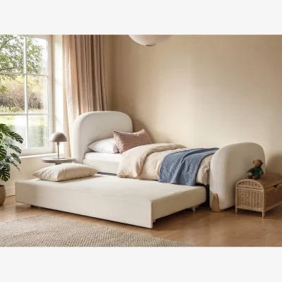 The Range Ines Day Bed with Trundle Cream - Cream