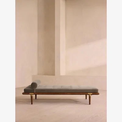 Soho Home Theodore Daybed, Taupe Velvet
